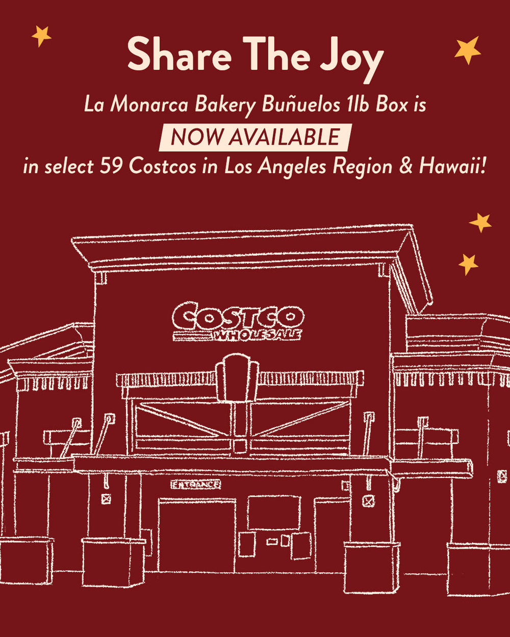La Monarca Bakery Introduces NEW Buñuelos Cinnamon Sugar Crisps at Costco for the Holiday Season