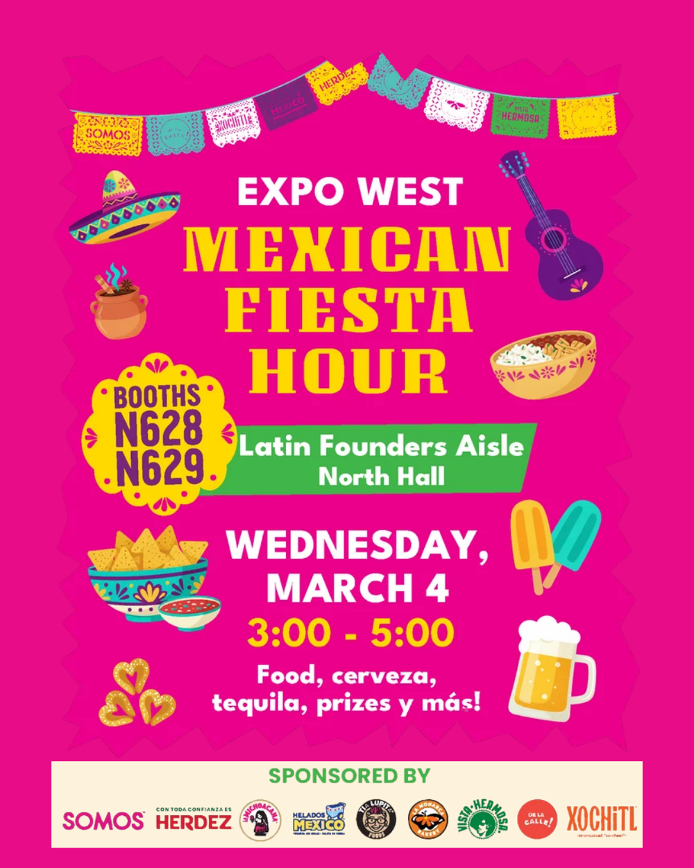 MEXICAN FIESTA HOUR @ EXPO WEST 2026