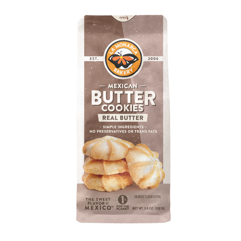 Mexican Butter Cookies 3 oz Bag Front