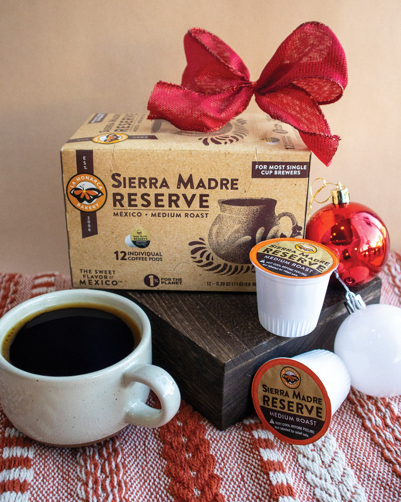 Sierra Madre KCup with mug of coffee lifstyle