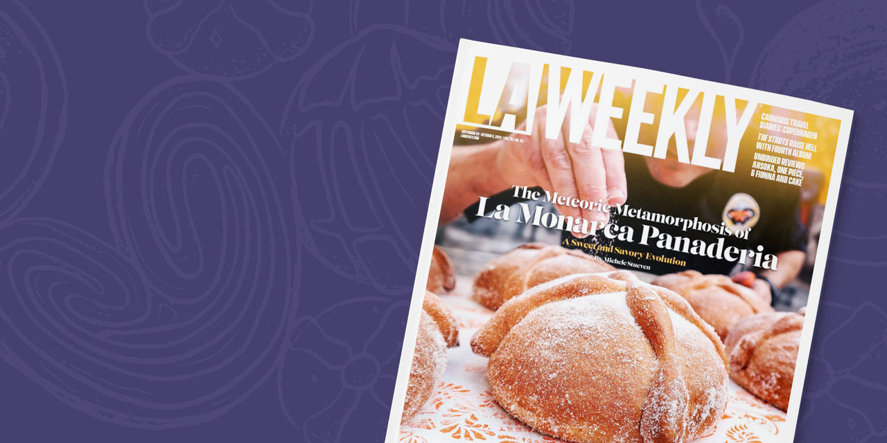LA Weekly Cover featuring La Monarca Bakery and pan de muerto