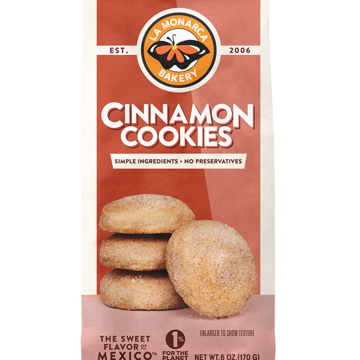 Cinnamon Cookies 1 Pack– La Monarca Bakery