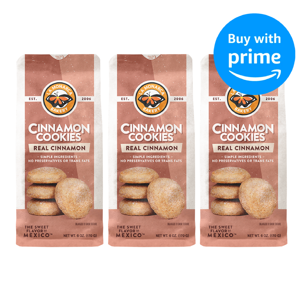 Mexican Cinnamon Cookies 3-Pack Buy with Prime