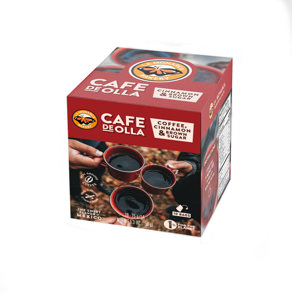 box of cafe de olla brew bags 10 count