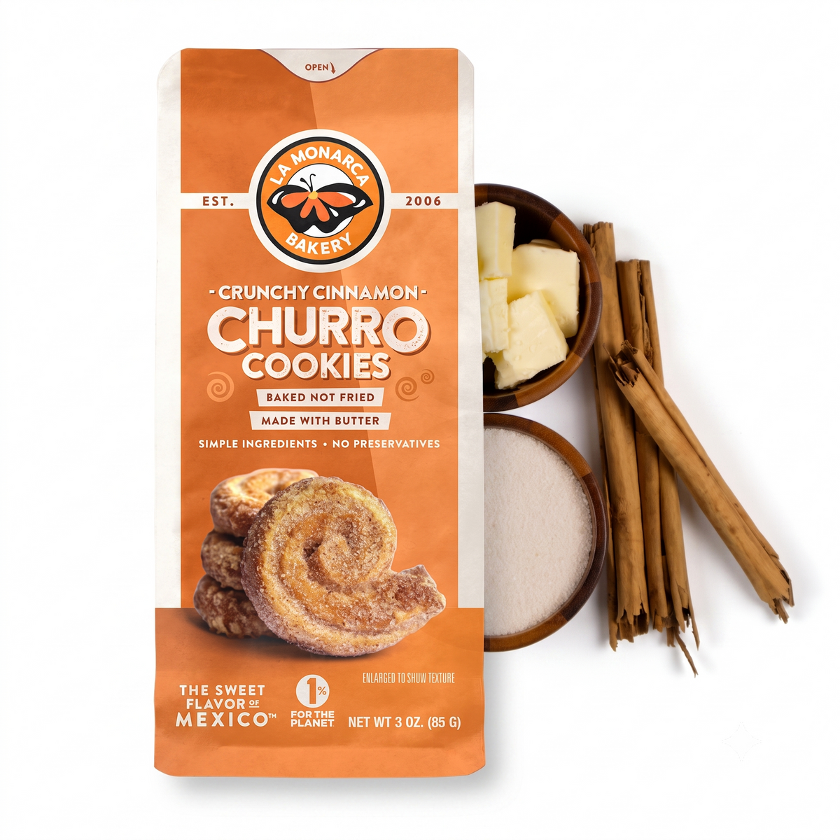 Crunchy Cinnamon Churro Cookies