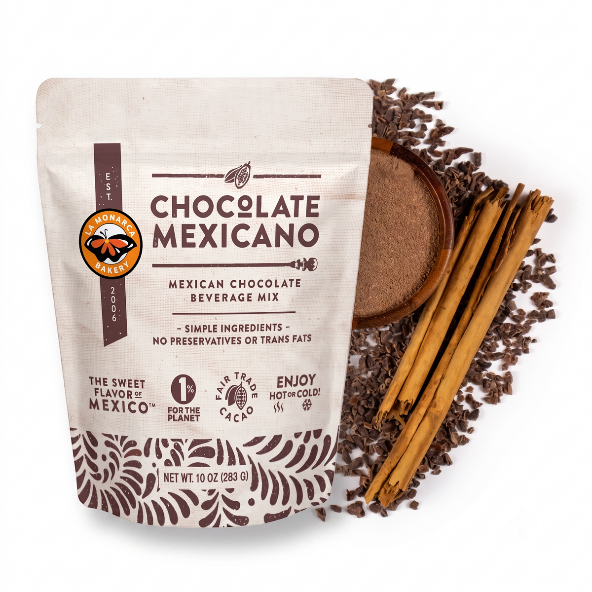 Mexican Hot Chocolate– La Monarca Bakery