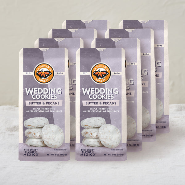 8 bags of mexican wedding cookies