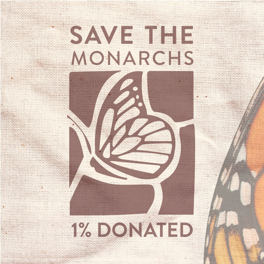 Save the Monarch 1% Donated Graphic