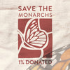 Save the Monarch 1% Donated Graphic